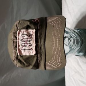 Scheels Ladies Green and Pink Adjustable Cap